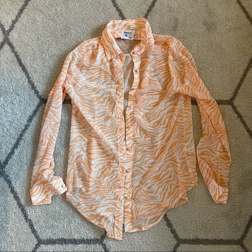 Princess Polly Sheer Button Down
